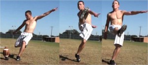Zack Wilks Cisco ISD Kicker field goal sequence photo