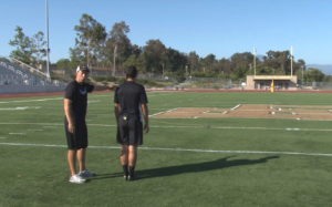 football kickoff steps