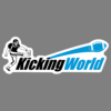 Kicking World logo sticker