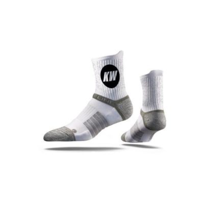 white kicking world socks