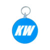 kickingworld bag tag kw keychain