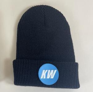 kickingworld beanie heather black blue kickingworld beanie heather black blue