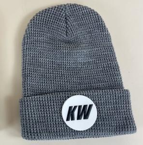 kickingworld beanie heather gray white kickingworld beanie heather gray white